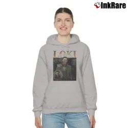Women’s Loki Featuring Tom Hiddleston From Avengers Movie Cozy Hoodie in sport grey | Warm, Structured, Stylish