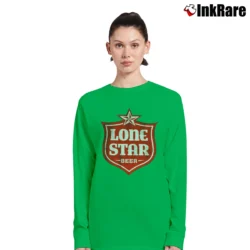 Women’s Lone Star Beer Fashion Long-Sleeve Top in irish green | Sleek, Versatile, All-Season
