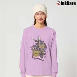 Women’s Looney Tunes Bugs Bunny Harley Davidson Long-Sleeve Top in light pink | Sleek, Versatile, All-Season