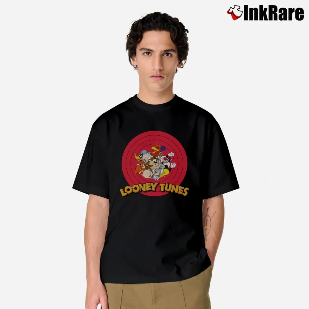 Men’s Looney Tunes Classic Character Graphic Classic T-Shirt in black | Soft, Breathable Everyday Wear