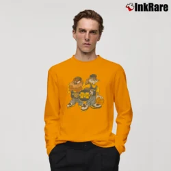 Men’s Looney Tunes Michigan Bugs Bunny Taz Long-Sleeve Shirt in orange | Sleek, Lightweight, Year-Round Wear
