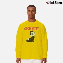 Men’s Looney Tunes Pussyfoot Good Kitty Gone Bad Long-Sleeve Shirt in yellow | Sleek, Lightweight, Year-Round Wear