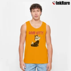 Men’s Looney Tunes Pussyfoot Good Kitty Gone Bad Tank Top in orange | Breathable, Active-Friendly Design