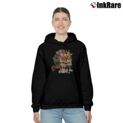 Women’s Looney Tunes Rap Bugs Bunny Taz You Can Kick It Baby Cozy Hoodie in black | Warm, Structured, Stylish