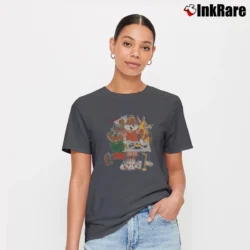 Women’s Looney Tunes Rap Bugs Bunny Taz You Can Kick It Baby Signature T-Shirt in charcoal | Soft, Flattering Fit