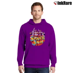 Men’s Looney Tunes Space Jam Adult Pullover Hoodie in purple | Cozy, Durable, Modern Fit