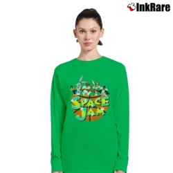 Women’s Looney Tunes Space Jam Long-Sleeve Top in irish green | Sleek, Versatile, All-Season