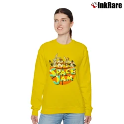 Women’s Looney Tunes Space Jam Relaxed Sweatshirt in yellow | Soft, Laid-Back Vibe