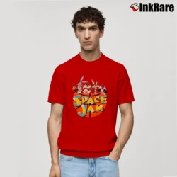 Men’s Looney Tunes Space Jam Classic T-Shirt in red | Soft, Breathable Everyday Wear