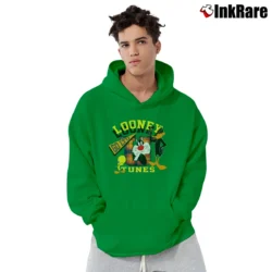 Men’s Looney Tunes Warner Bros Tweety Bugs Bunny Daffy Duck Pullover Hoodie in irish green | Cozy, Durable, Modern Fit
