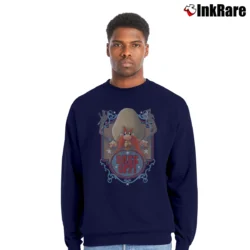 Men’s Looney Tunes Yosemite Sam Back Off Vintage Crewneck Sweatshirt in navy | Cozy Fabric, Clean Style