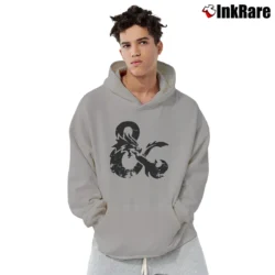 Men’s Loot Crate Dungeons And Dragons Ampersand Pullover Hoodie in sport grey | Cozy, Durable, Modern Fit