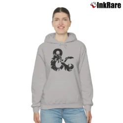 Women’s Loot Crate Dungeons And Dragons Ampersand Cozy Hoodie in sport grey | Warm, Structured, Stylish