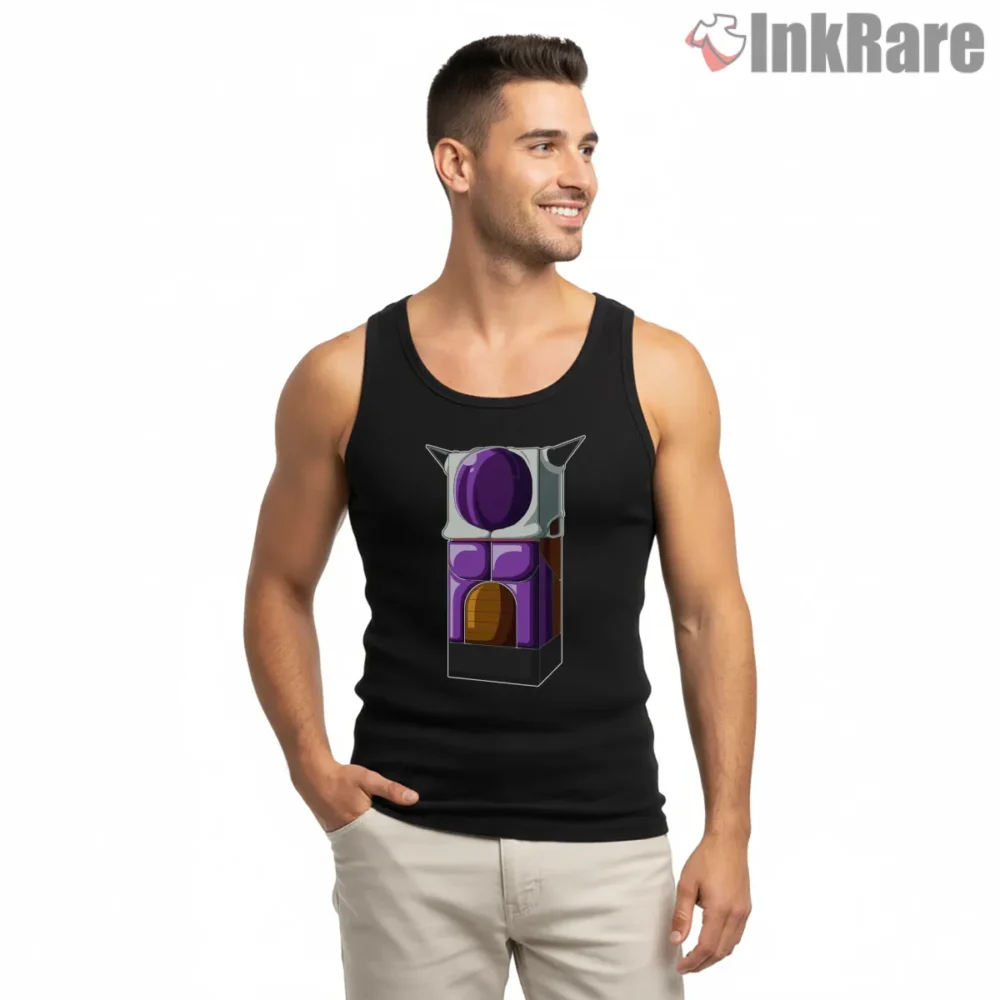 Lord Frieza Iconic Armor Totem Shirt on black tank top for men graphic tee