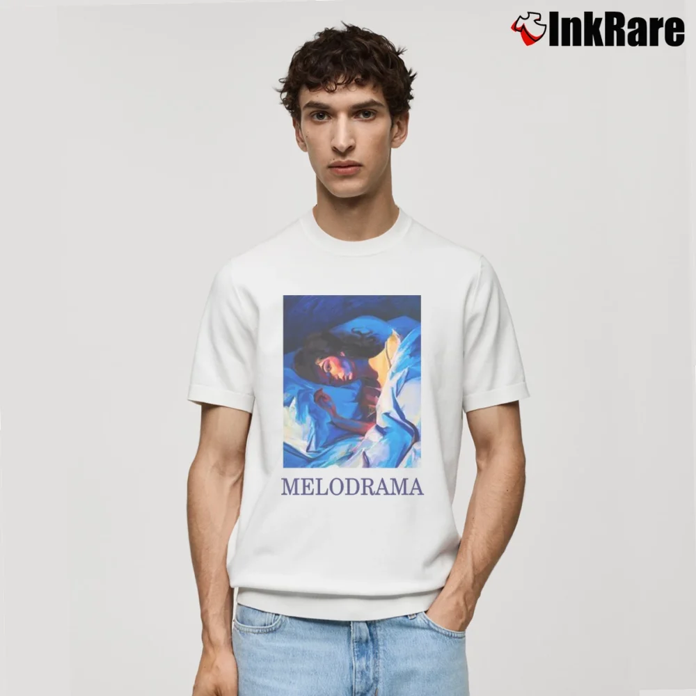 Men’s Lorde Melodrama Graphic Concert Music Classic T-Shirt in white | Soft, Breathable Everyday Wear