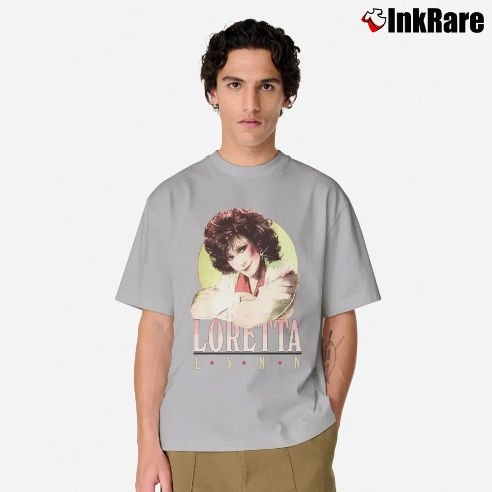 Men’s Loretta Lynn Who Was That Stranger Classic T-Shirt in sport grey | Soft, Breathable Everyday Wear