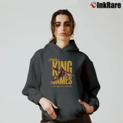Women’s los angeles lakers lebron james king james for NBA Fans Cozy Hoodie in charcoal | Warm, Structured, Stylish