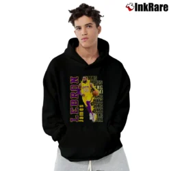 Men’s Los Angeles Lakers LeBron James King of Basketball Pullover Hoodie in black | Cozy, Durable, Modern Fit