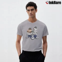 Men’s Los Angeles Raiders X Looney Tunes V-Neck Tee in sport grey | Sharp, Breathable, Everyday Staple