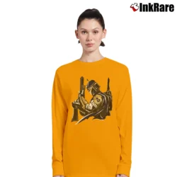Women’s Los Angeles Rams Boba Fett Star Wars Football Long-Sleeve Top in orange | Sleek, Versatile, All-Season