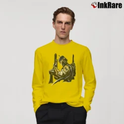 Men’s Los Angeles Rams Boba Fett Star Wars Football Long-Sleeve Shirt in yellow | Sleek, Lightweight, Year-Round Wear
