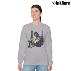 Women’s Los Angeles Rams Boba Fett Star Wars Football Relaxed Sweatshirt in sport grey | Soft, Laid-Back Vibe