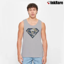 Men’s Los Angeles Rams X Superman NFL Logo Tank Top in sport grey | Breathable, Active-Friendly Design