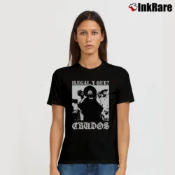 Women’s Los Crudos Ilegal Y Que T-Shirt in black | Soft, Flattering Fit