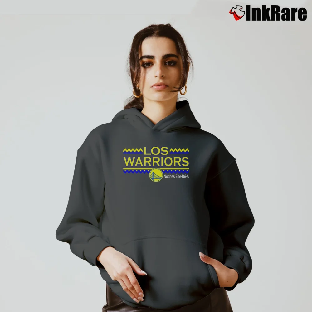 Women’s Los Warriors Basketball Cozy Hoodie in charcoal | Warm, Structured, Stylish