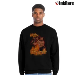 Men’s Lost Boys Saxophone Guy I Still Believe Crewneck Sweatshirt in black | Cozy Fabric, Clean Style