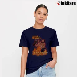 Women’s Lost Boys Saxophone Guy I Still Believe Signature T-Shirt in navy | Soft, Flattering Fit