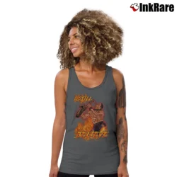 Women’s Lost Boys Saxophone Guy I Still Believe Tank Top in charcoal | Lightweight, Movement-Friendly