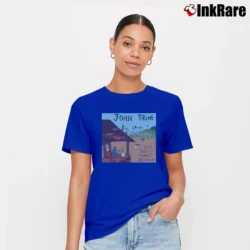 Women’s Lost Dogs And Mixed Blessings Music Signature T-Shirt in royal blue | Soft, Flattering Fit