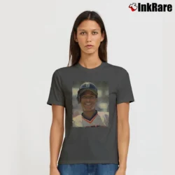 Women’s Lou Whitaker Sweet Lou Baseball Signature T-Shirt in charcoal | Soft, Flattering Fit