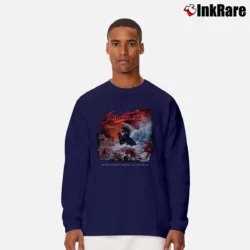 Men’s Loudblast Frozen Moments Metal Long-Sleeve Shirt in navy | Sleek, Lightweight, Year-Round Wear