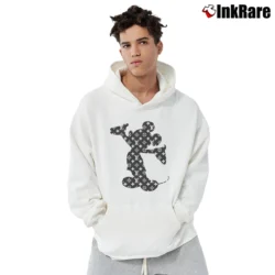 Men’s Louis Vuitton Mickey Mouse Kids Cool Disney Pullover Hoodie in white | Cozy, Durable, Modern Fit