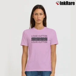Women’s Louis Vuitton Pattern Logo Signature T-Shirt in light pink | Soft, Flattering Fit