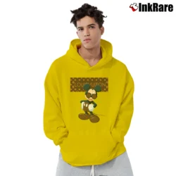 Men’s Louis Vuitton Stripe Mickey Mouse Pullover Hoodie in yellow | Cozy, Durable, Modern Fit