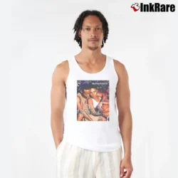 Men’s Love And Basketball Poster Tank Top in white | Breathable, Active-Friendly Design