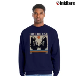 Men’s love delux sade smooth soul music Crewneck Sweatshirt in navy | Cozy Fabric, Clean Style