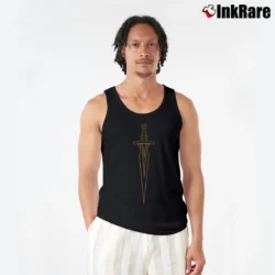 Men’s Love Is A Dagger Loki Laufeyson Marvel Tank Top in black | Breathable, Active-Friendly Design