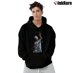 Men’s love of my live billie eilish fan art Pullover Hoodie in black | Cozy, Durable, Modern Fit