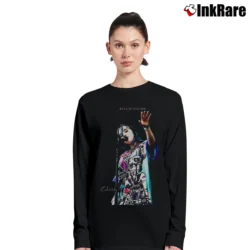 Women’s love of my live billie eilish fan art Long-Sleeve Top in black | Sleek, Versatile, All-Season