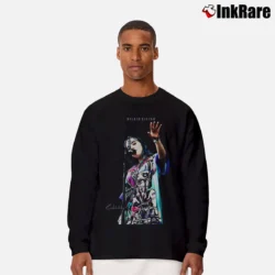 Men’s love of my live billie eilish fan art Long-Sleeve Shirt in black | Sleek, Lightweight, Year-Round Wear