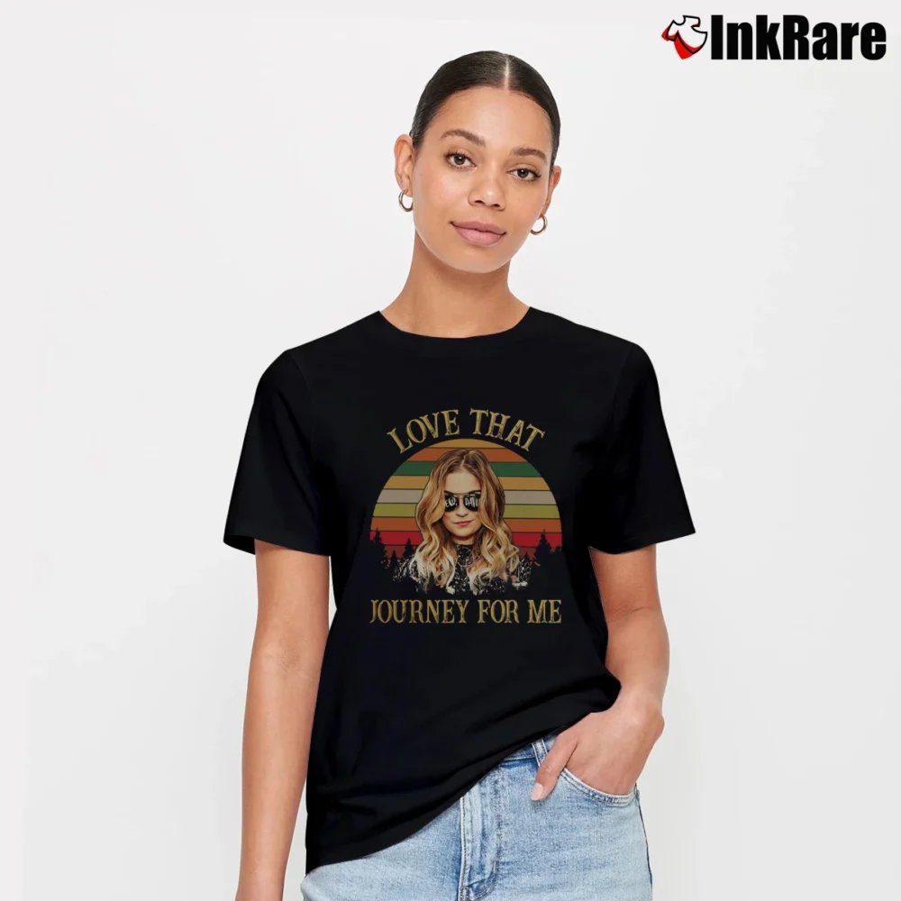 Women’s Love That Journey For Me Retro Alexis Rose Signature T-Shirt in black | Soft, Flattering Fit