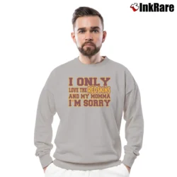 Men’s love the washing redskins and my momma football pride retro fan Crewneck Sweatshirt in sport grey | Cozy Fabric, Clean Style