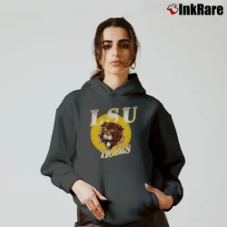Women’s LSU Tigers Gameday Graphic Cozy Hoodie in charcoal | Warm, Structured, Stylish