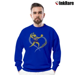Men’s LSU Tigers Girls Softball Crewneck Sweatshirt in royal blue | Cozy Fabric, Clean Style