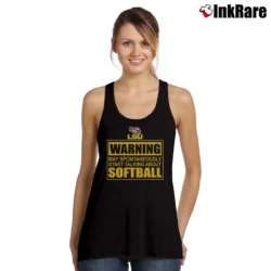 Women’s LSU Tigers Softball Graphic Tank Top in black | Lightweight, Movement-Friendly