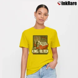 Women’s Lsx King Of The Block Chevy Racing Signature T-Shirt in yellow | Soft, Flattering Fit